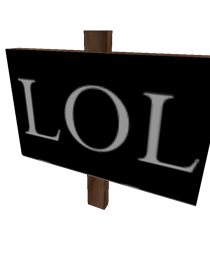 LOL Sign